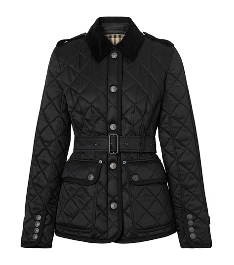 burberry women's diamond quilted jacket